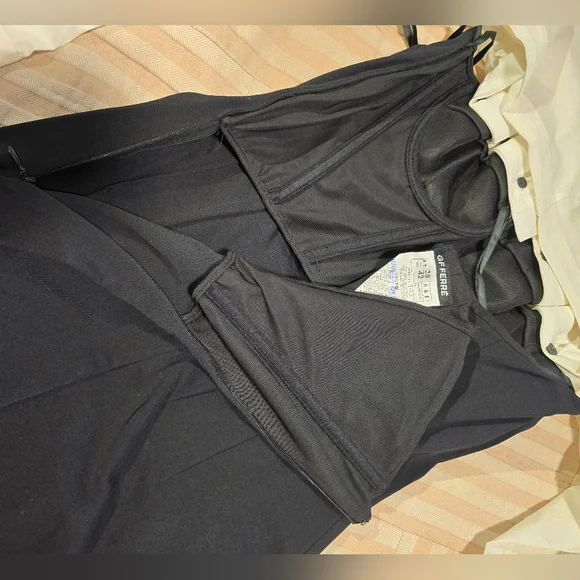 GF FERRE. Stretchy corset cone dress with white blose attached. Size 4 - Picture 15 of 17
